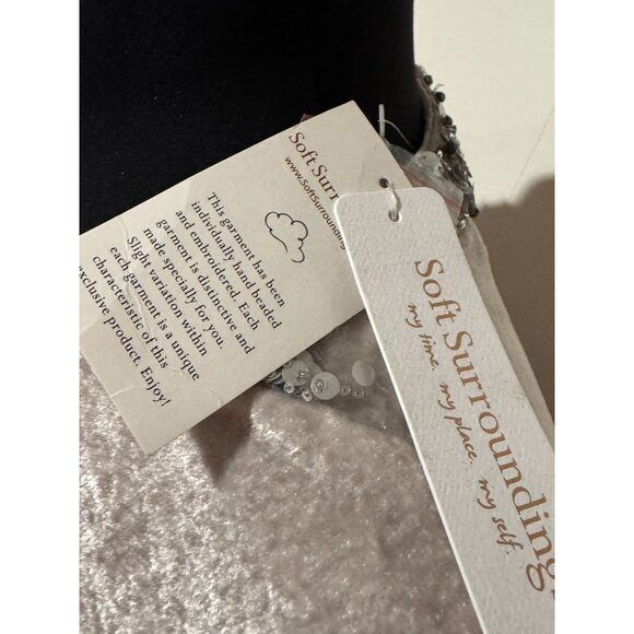 Soft Surroundings Velvet Tunic Top – NWT – Size M - Picture 4 of 6